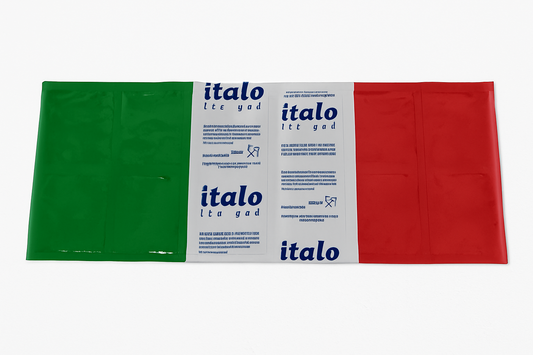 A sheet of 6 synthetic ice cells helps hydrate