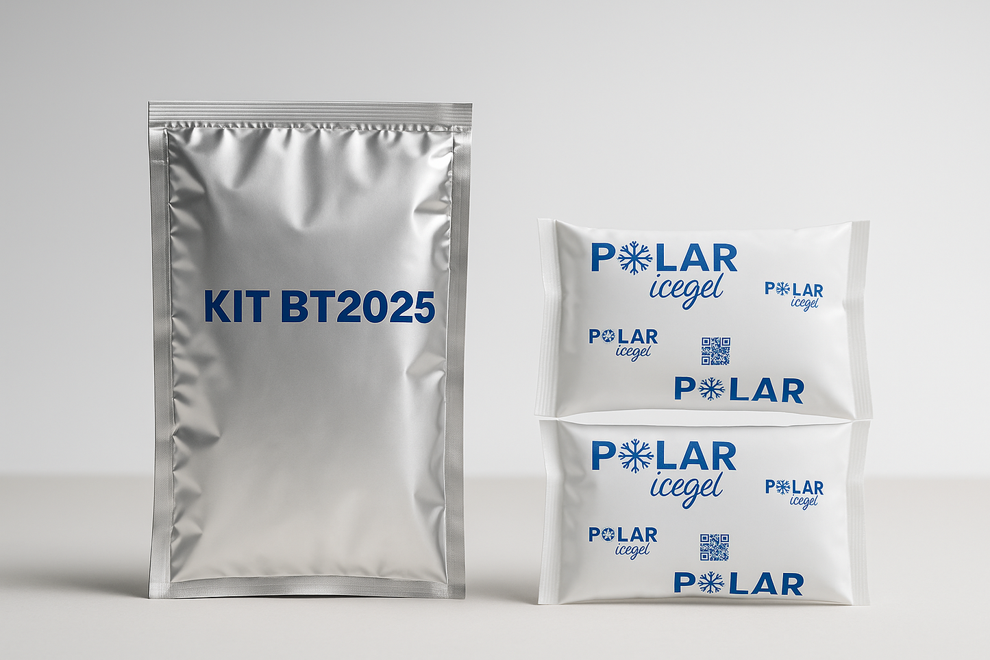 20 20×25 thermal bags with synthetic ice.