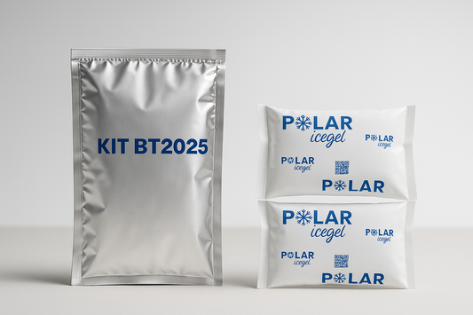 20 20×25 thermal bags with synthetic ice.